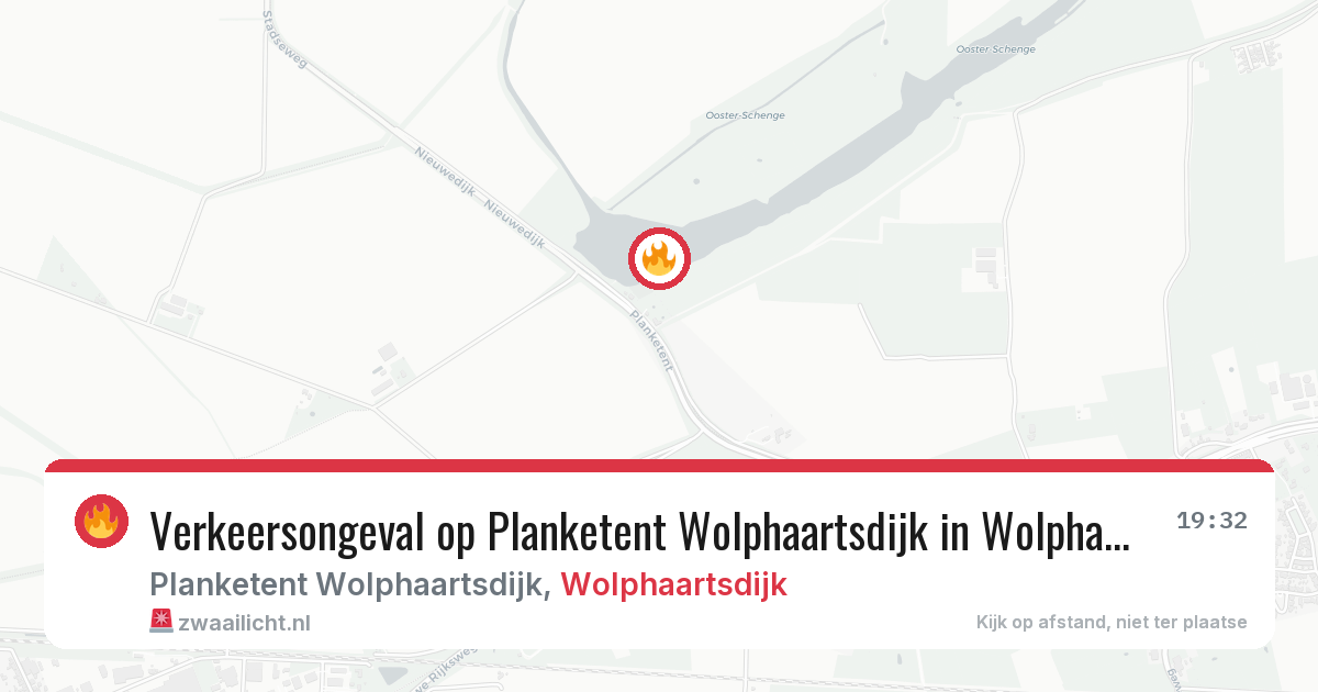 Verkeersongeval op Planketent Wolphaartsdijk in Wolphaartsdijk — 11 aug 2026