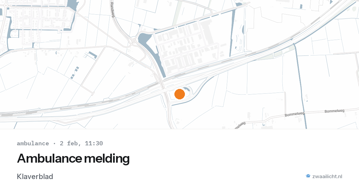 Ambulance melding — 2 feb 2026