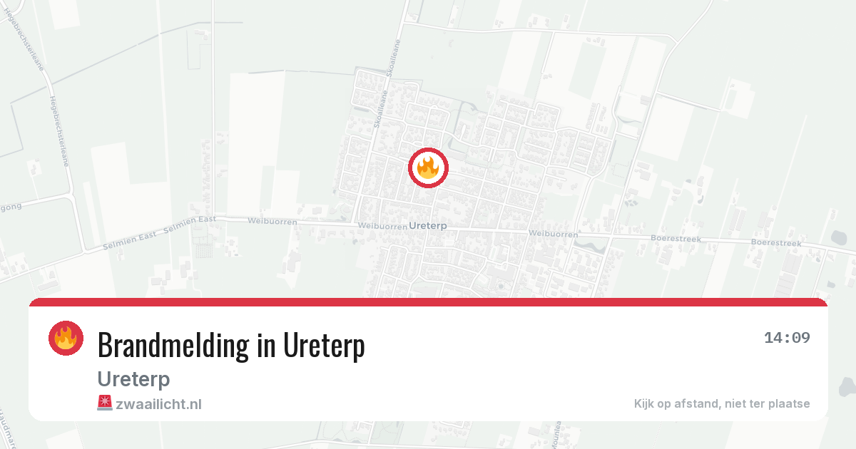 Brandmelding in Ureterp — 4 mei 2026