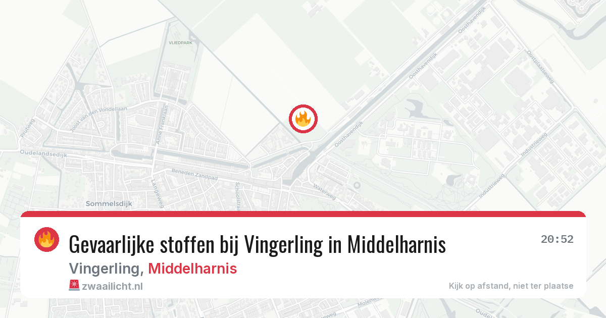Gevaarlijke stoffen bij Vingerling in Middelharnis — 27 apr 2026