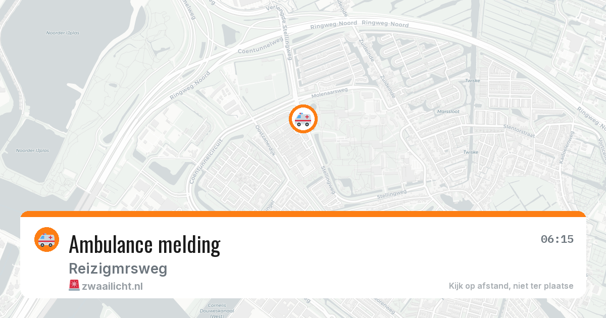 Ambulance melding — 16 jun 2026