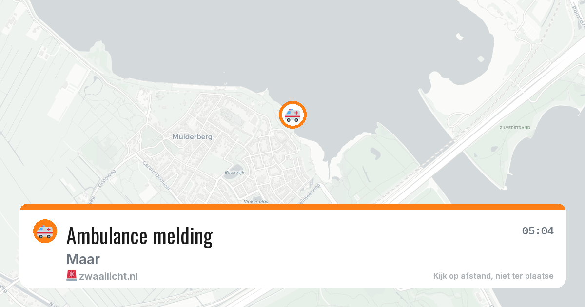 Ambulance melding — 8 jul 2026