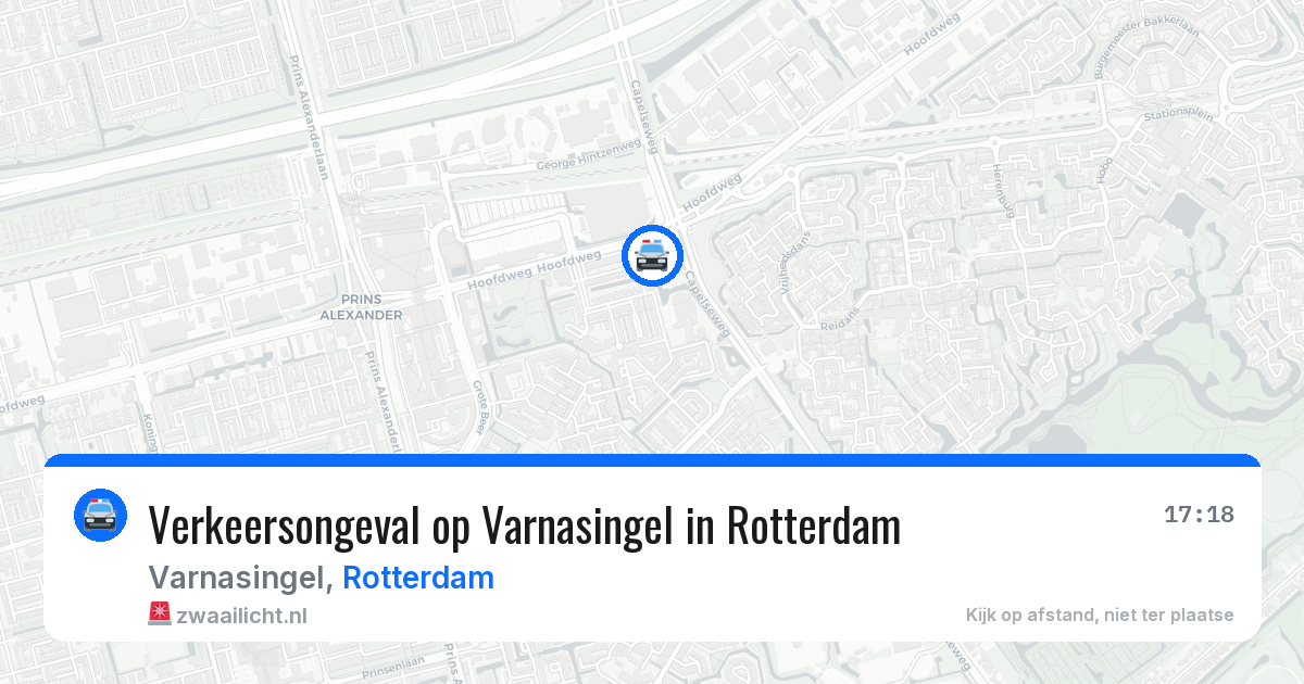 Verkeersongeval op Varnasingel in Rotterdam — 29 mei 2026