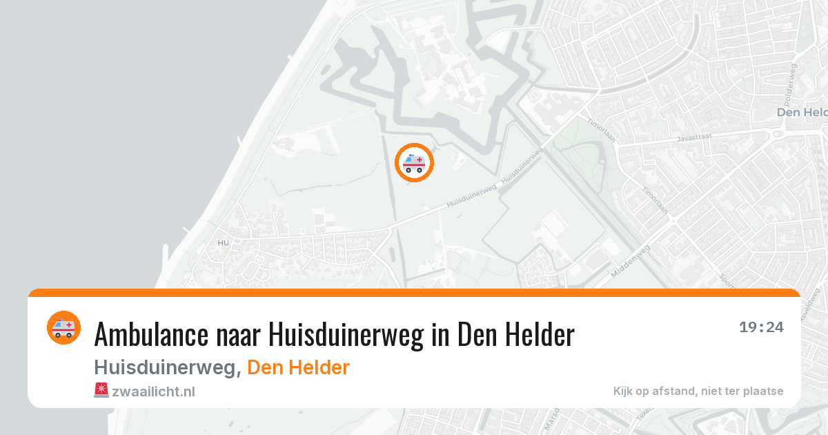 Ambulance naar Huisduinerweg in Den Helder — 3 apr 2026
