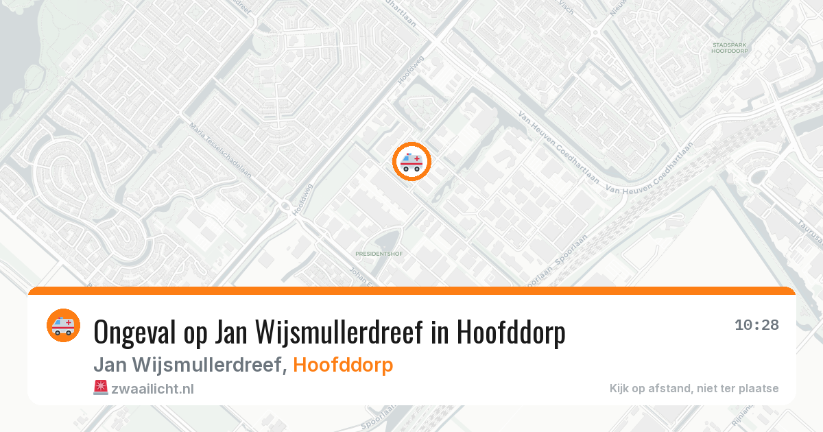 Ongeval op Jan Wijsmullerdreef in Hoofddorp — 26 jan 2026