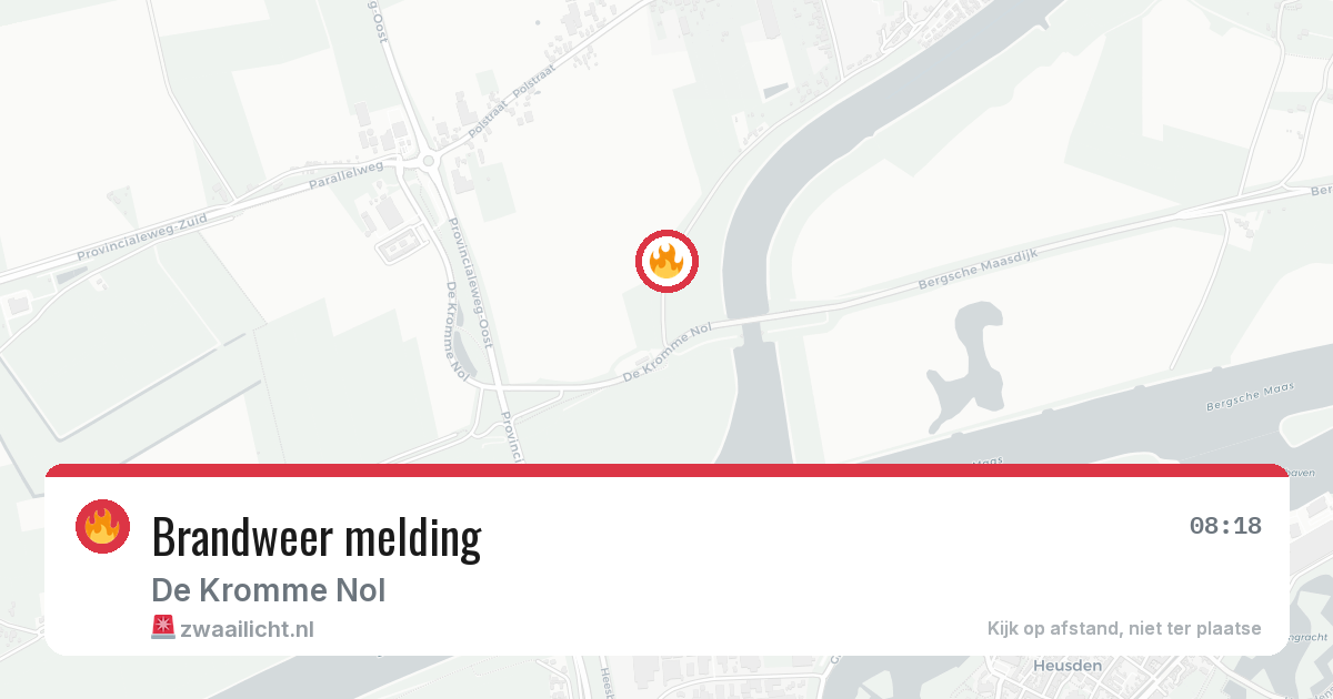 Brandweer melding — 7 mei 2026