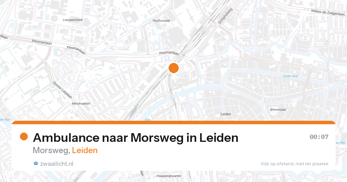 Ambulance naar Morsweg in Leiden — 2 feb 2026