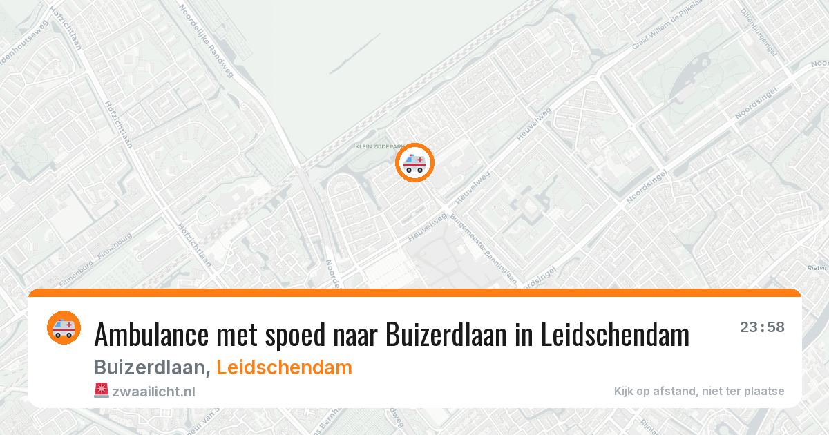 Ambulance met spoed naar Buizerdlaan in Leidschendam — 17 jul 2026