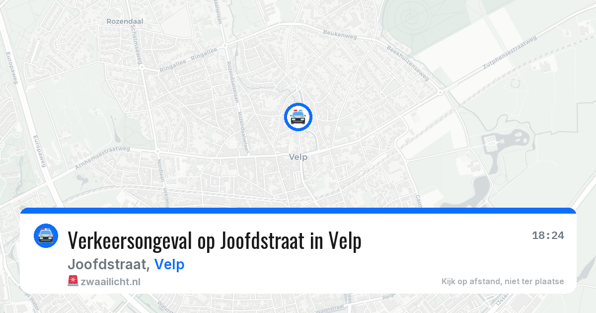 Verkeersongeval op Joofdstraat in Velp — 23 jun 2026