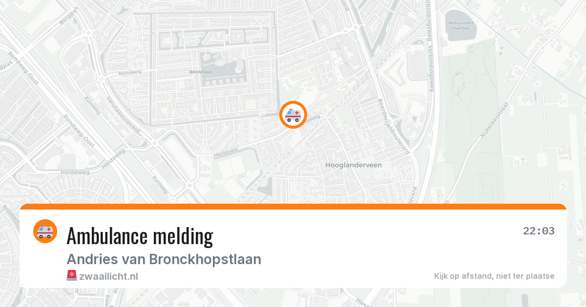 Ambulance melding — 2 feb 2026