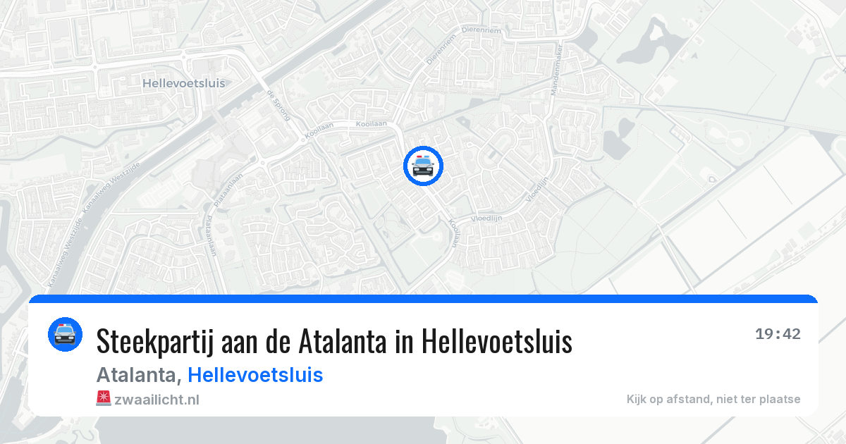 Steekpartij aan de Atalanta in Hellevoetsluis — 20 jul 2026