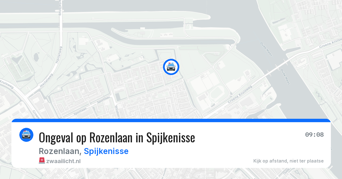Ongeval op Rozenlaan in Spijkenisse — 8 jun 2026