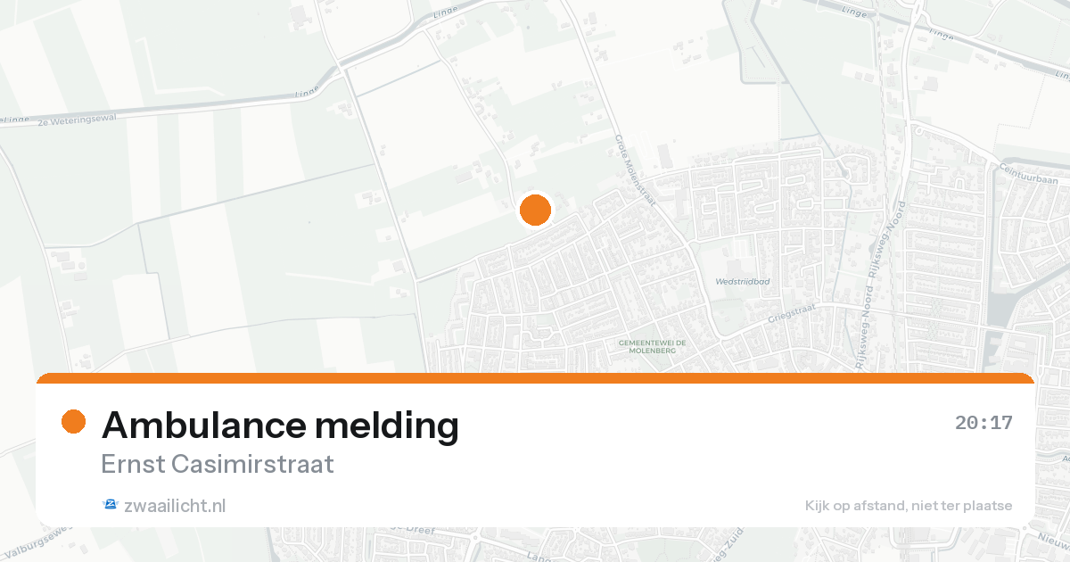 Ambulance melding — 30 jan 2026