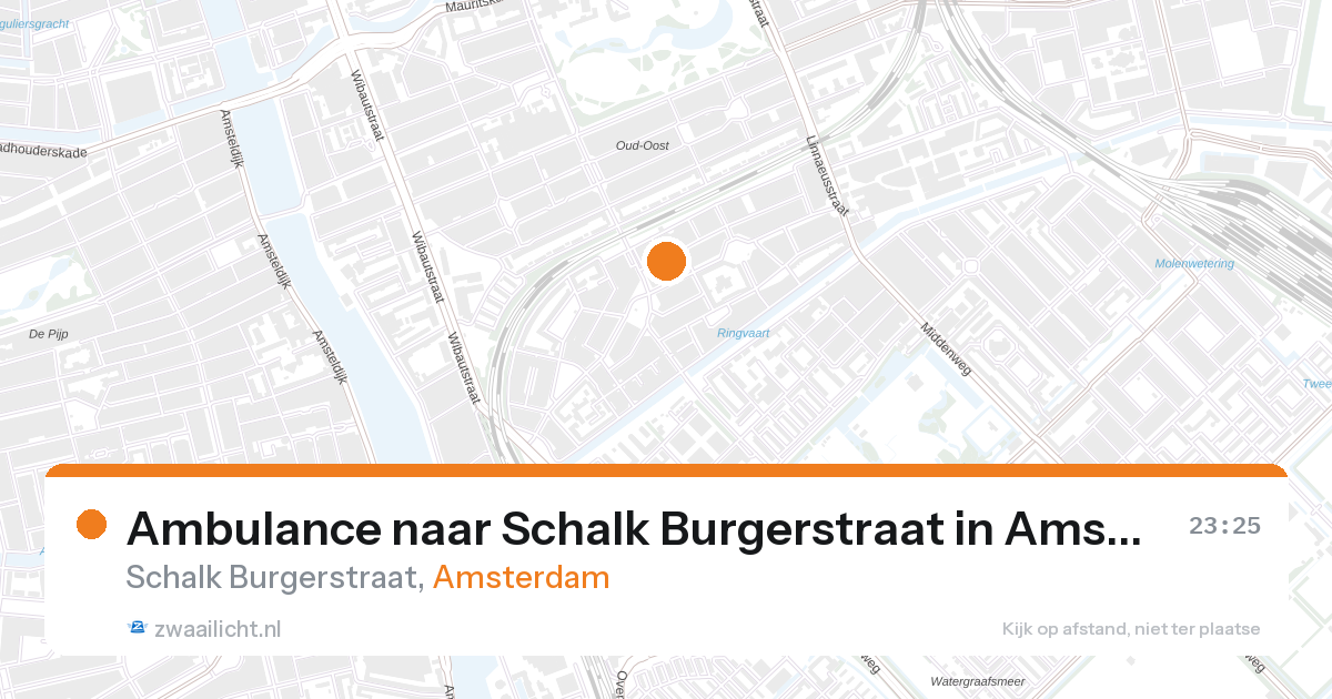 Ambulance naar Schalk Burgerstraat in Amsterdam — 6 feb 2026