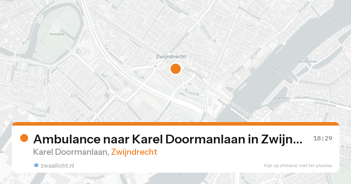 Ambulance naar Karel Doormanlaan in Zwijndrecht — 31 jan 2026
