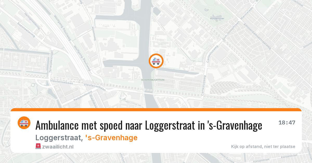 Ambulance met spoed naar Loggerstraat in 's-Gravenhage — 1 apr 2026