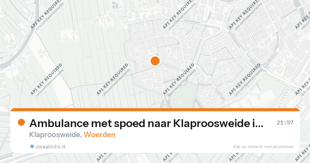 Ambulance met spoed naar Klaproosweide in Woerden — 31 jan 2026