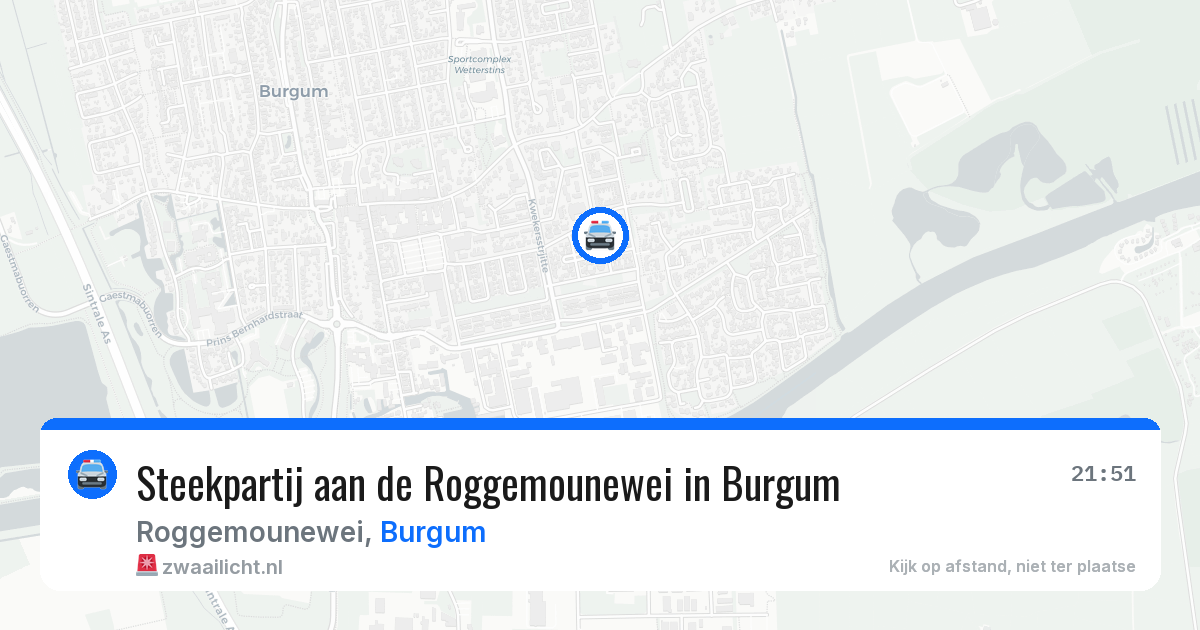 Steekpartij aan de Roggemounewei in Burgum — 26 mrt 2026