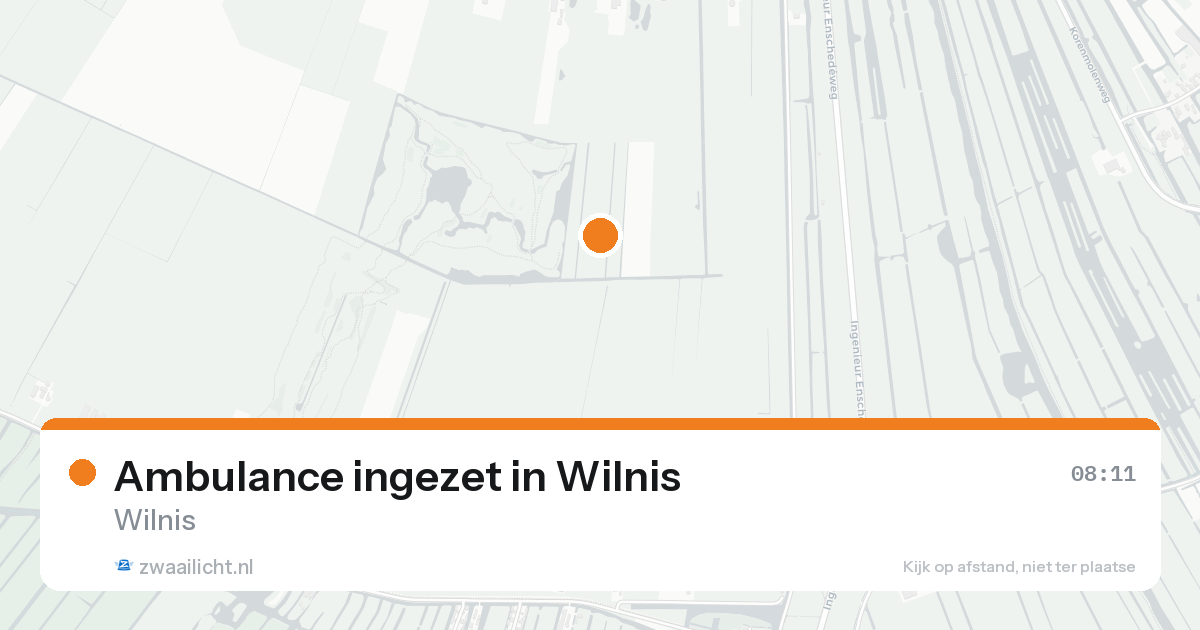 Ambulance ingezet in Wilnis — 19 aug 2026