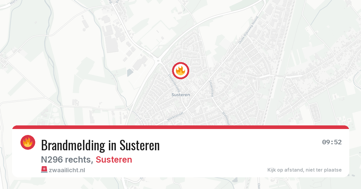 Brandmelding in Susteren — 4 mei 2026