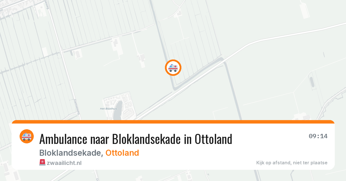 Ambulance naar Bloklandsekade in Ottoland — 5 mei 2026