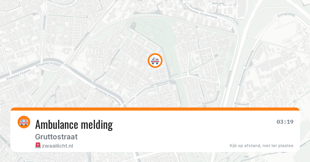 Ambulance melding — 2 aug 2026