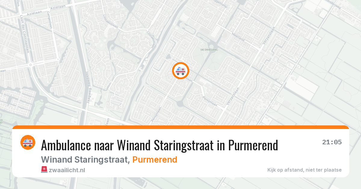 Ambulance naar Winand Staringstraat in Purmerend — 12 feb 2026