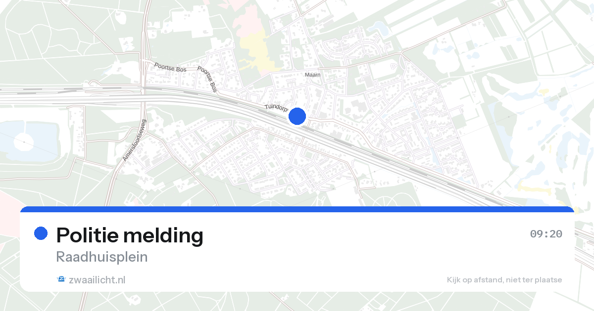 Politie melding — 7 mei 2026