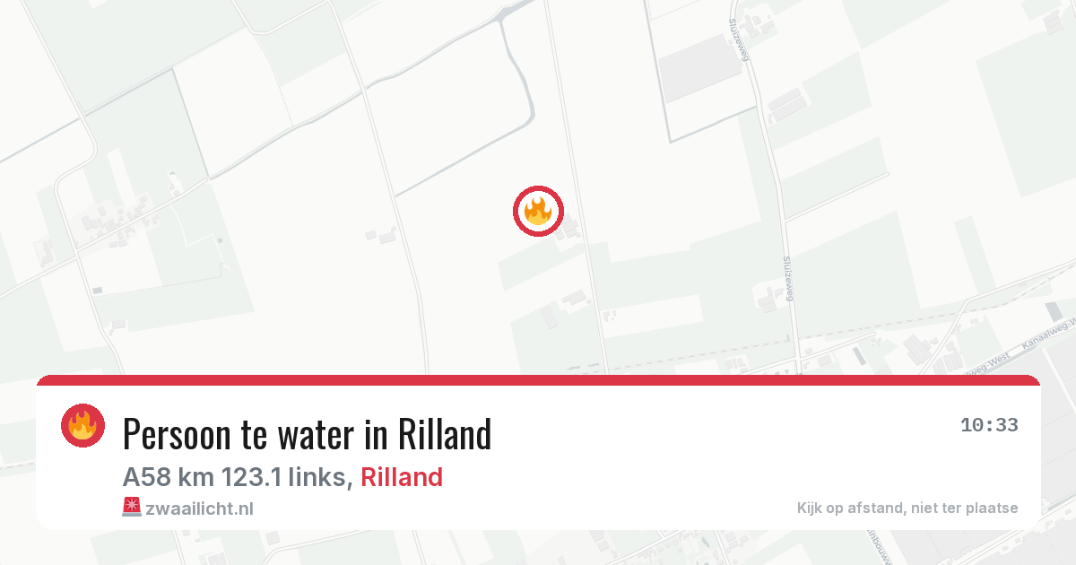 Persoon te water in Rilland — 8 mei 2026