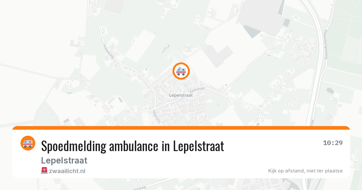 Spoedmelding ambulance in Lepelstraat — 11 jun 2026