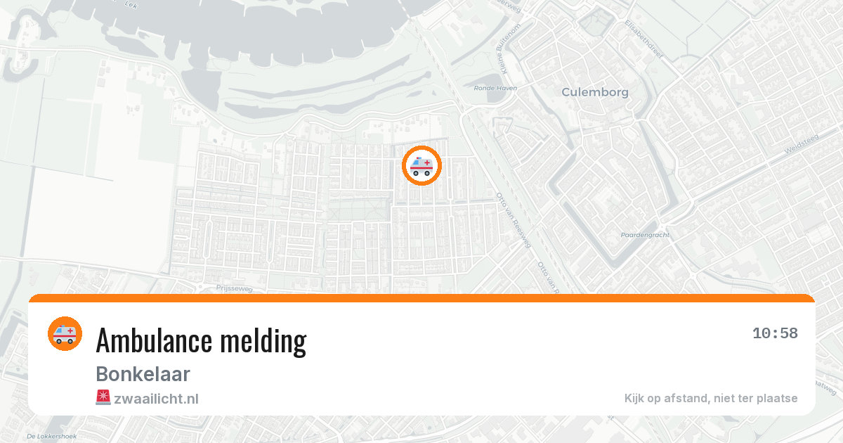 Ambulance melding — 30 jan 2026