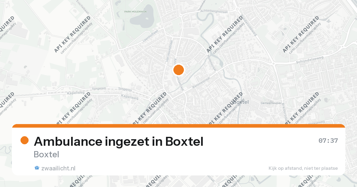 Ambulance ingezet in Boxtel — 7 feb 2026