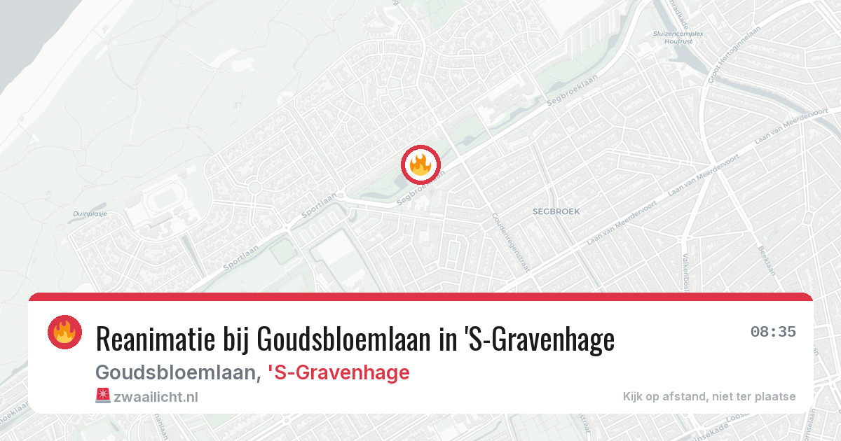 Reanimatie bij Goudsbloemlaan in 'S-Gravenhage — 18 feb 2026