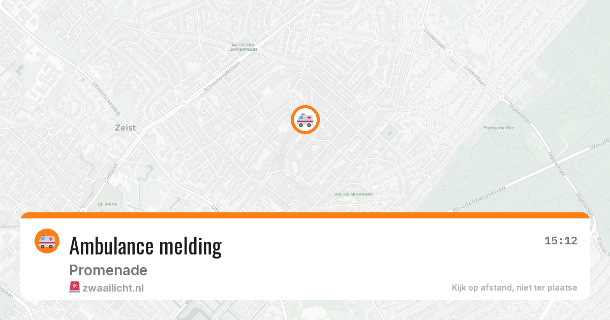 Ambulance melding — 8 feb 2026