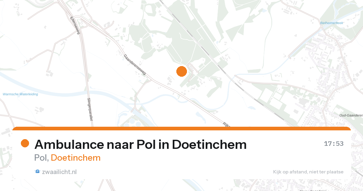 Ambulance naar Pol in Doetinchem — 16 jun 2026