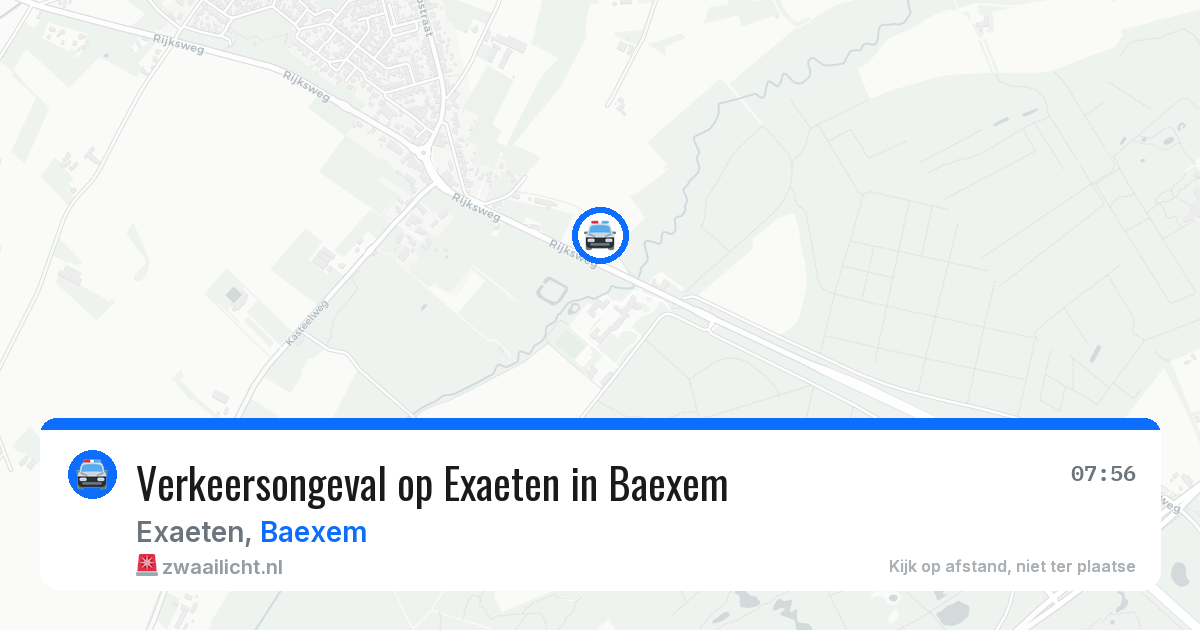 Verkeersongeval op Exaeten in Baexem — 16 apr 2026