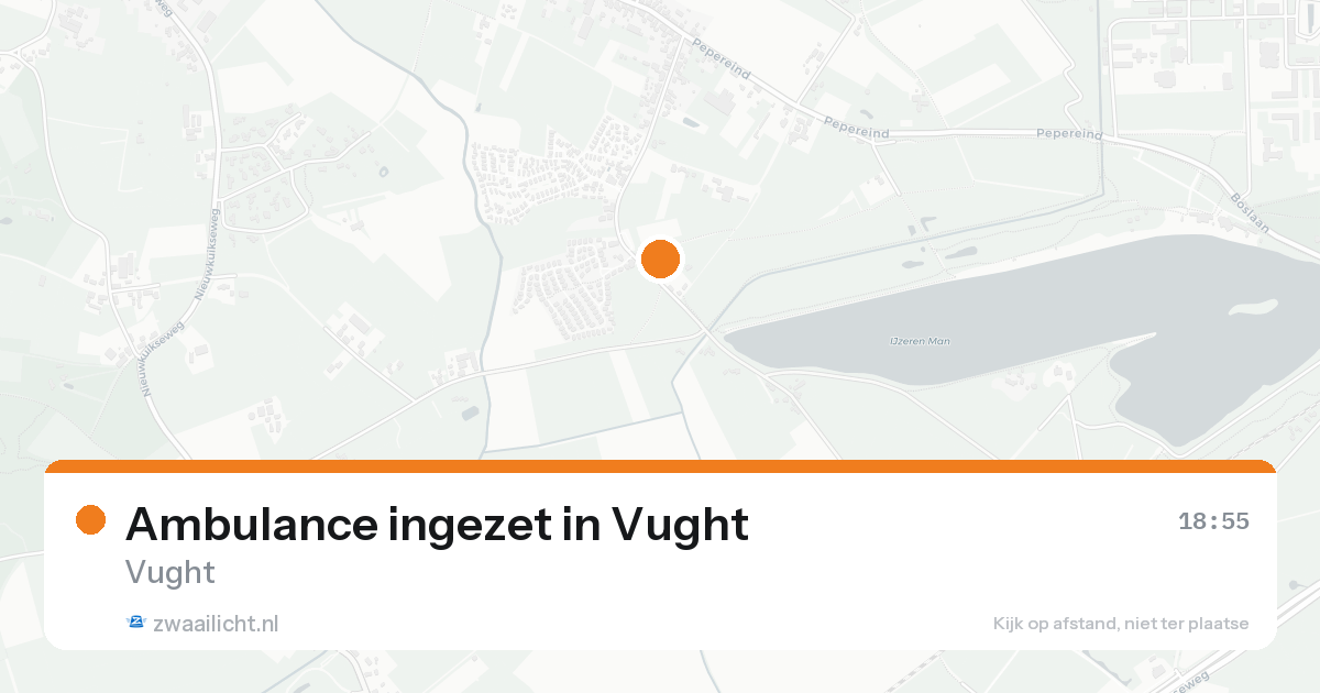 Ambulance ingezet in Vught — 30 jan 2026