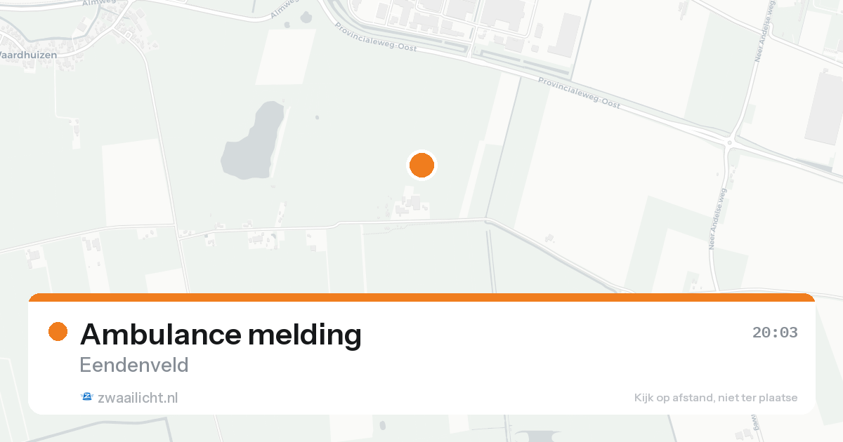 Ambulance melding — 31 jan 2026