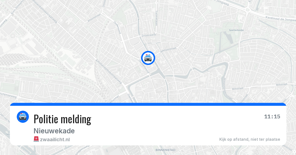 Politie melding — 13 jun 2026