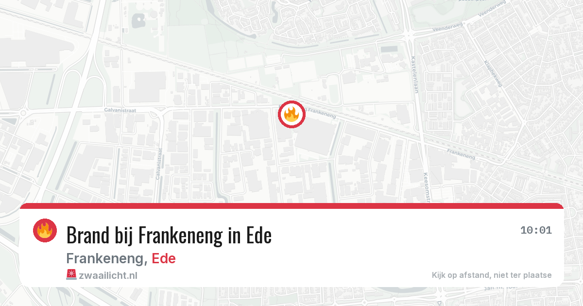 Brand bij Frankeneng in Ede — 11 mei 2026