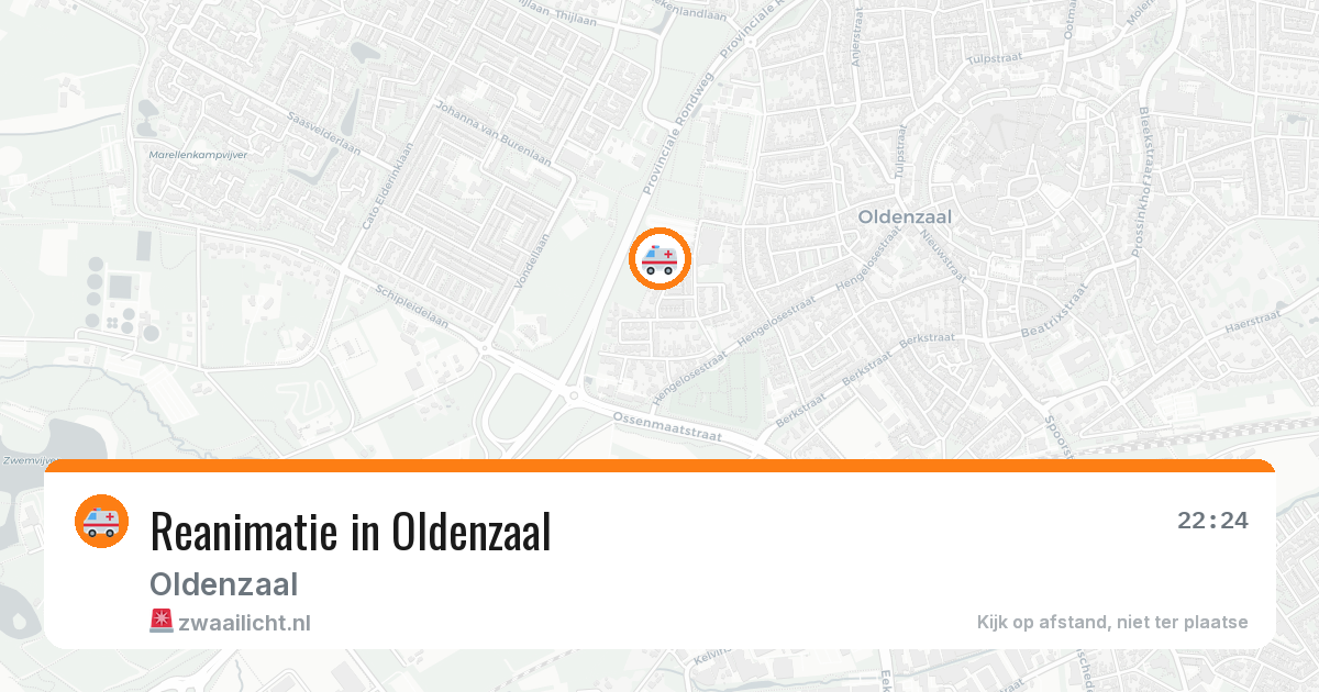 Reanimatie in Oldenzaal — 9 mei 2026