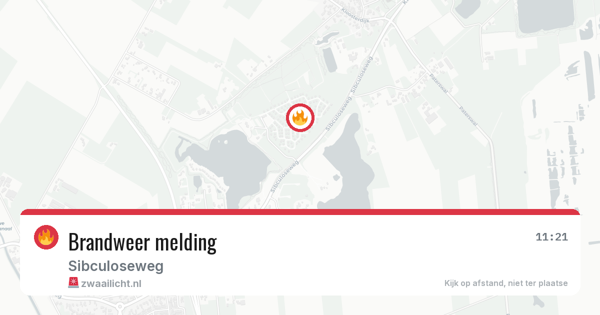 Brandweer melding — 29 mei 2026