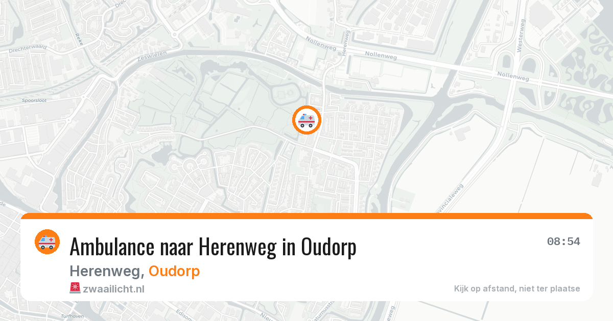 Ambulance naar Herenweg in Oudorp — 2 jun 2026