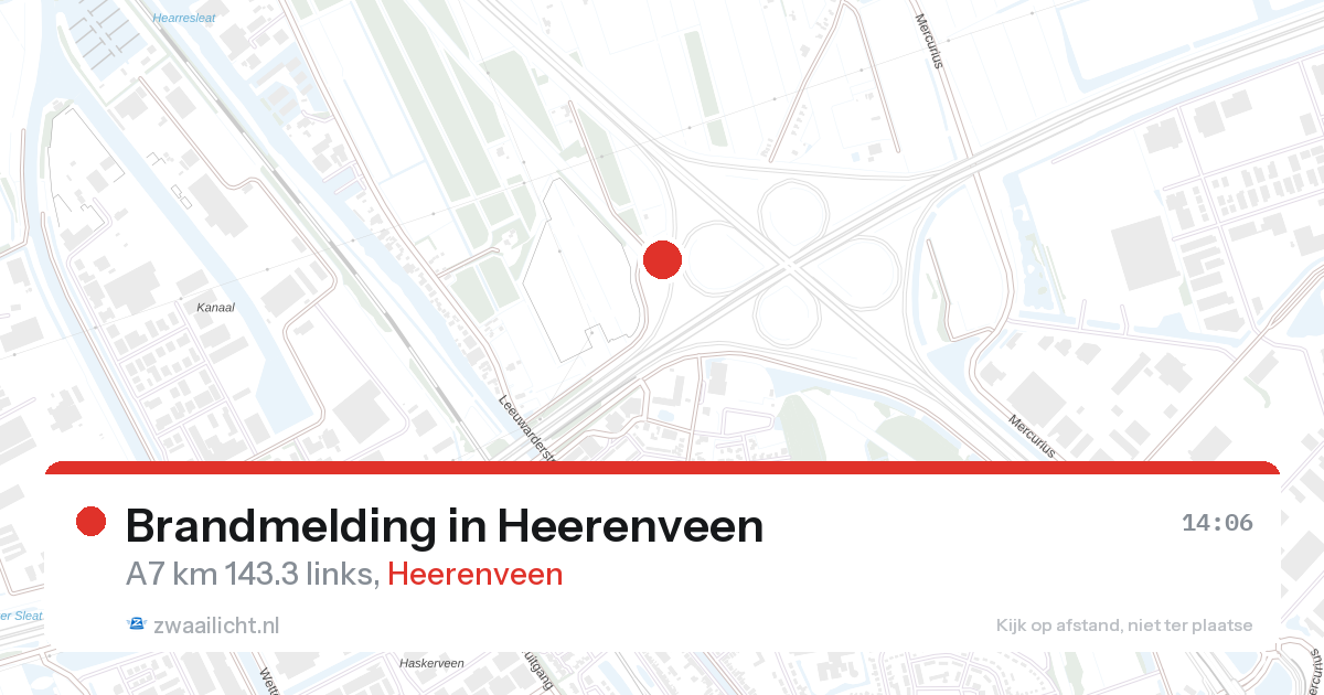 Brandmelding in Heerenveen — 26 aug 2026