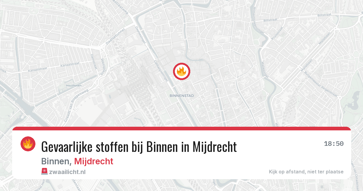 Gevaarlijke stoffen bij Binnen in Mijdrecht — 21 jan 2026
