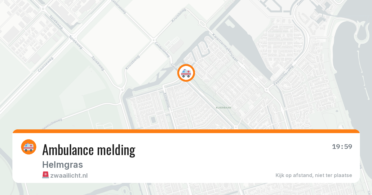 Ambulance melding — 8 feb 2026