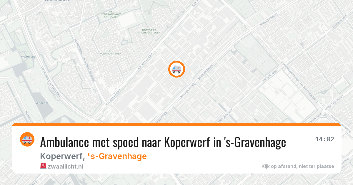 Ambulance met spoed naar Koperwerf in 's-Gravenhage — 22 jun 2026
