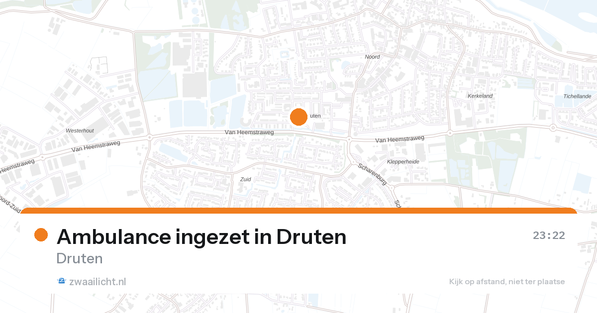 Ambulance ingezet in Druten — 6 feb 2026