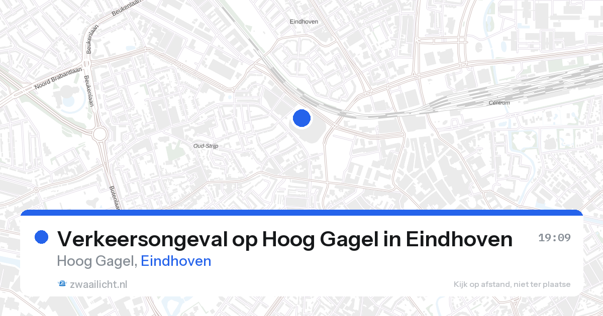 Verkeersongeval op Hoog Gagel in Eindhoven — 28 aug 2026
