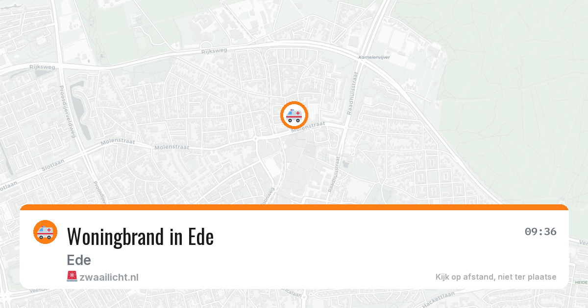 Woningbrand in Ede — 11 apr 2026